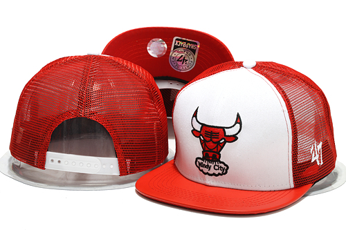 NBA Chicago Bulls 47B Trucker Hat #03